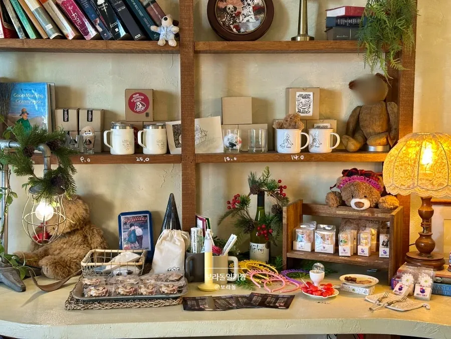 Interior view of Hippy accented with plants