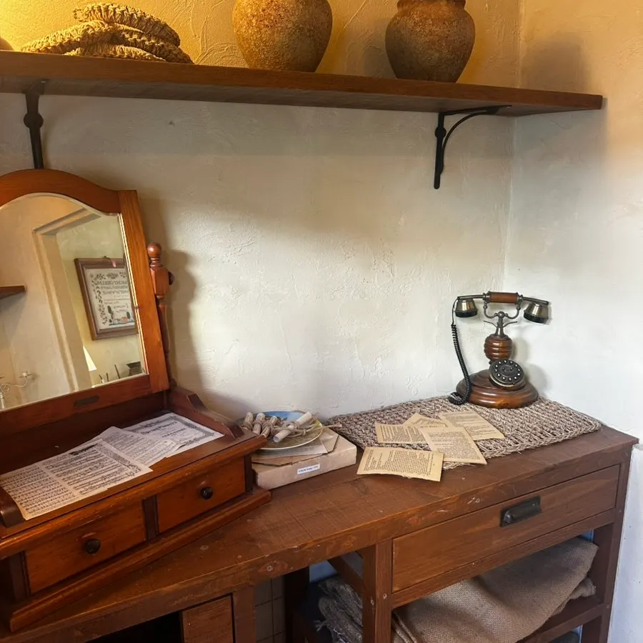 Display of props and merchandise inside Hippy
