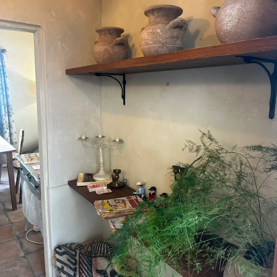 Seating inside Hippy café
