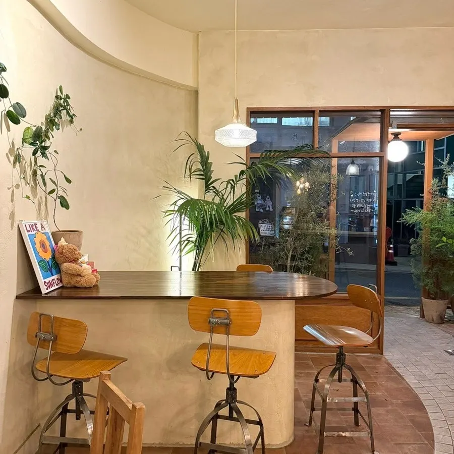 Low-lit interior view of Hippy