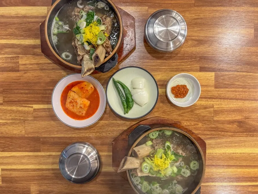 후식용 보리강정과 미숫가루 코너