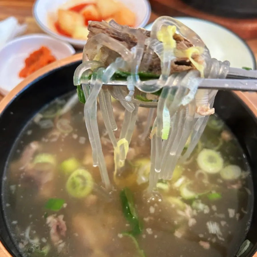 회기왕갈비탕 갈비탕 한 상