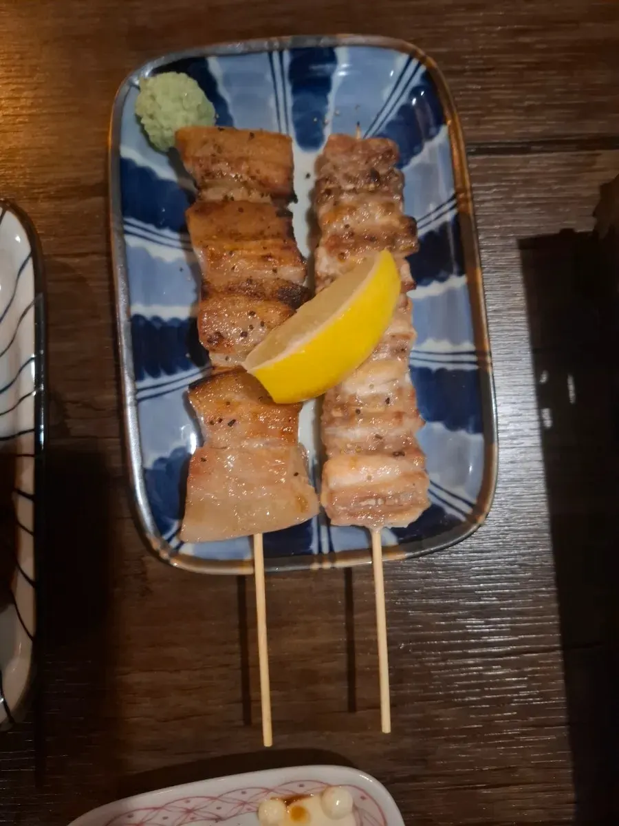 Extra order of grilled heart skewer