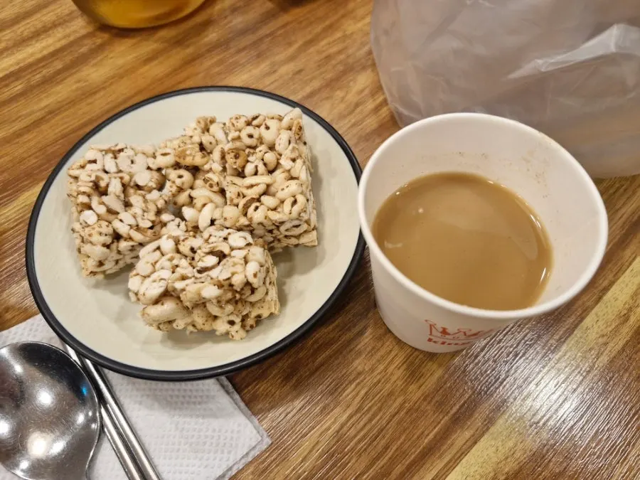 Boritang gangjeong set out for dessert