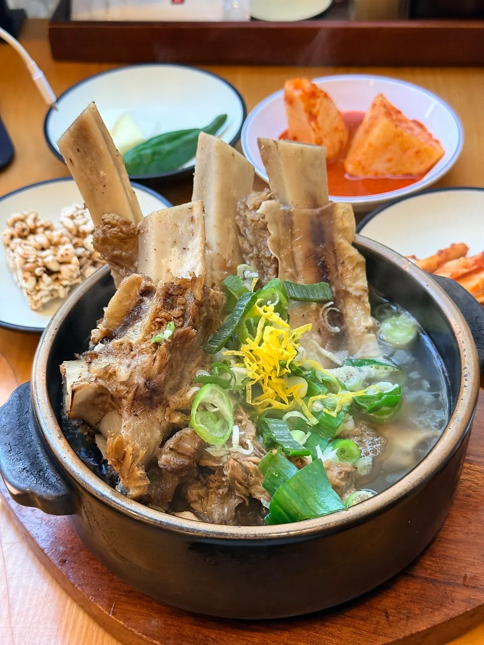 Korean galbitang menu near Kyung Hee University
