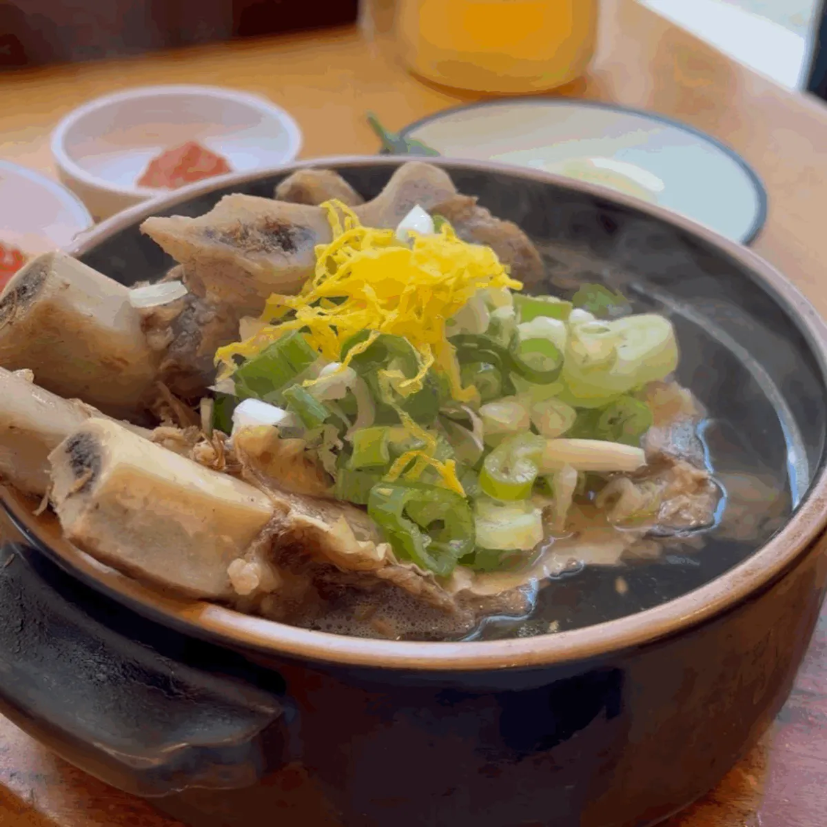 A bowl of Teuk Wang Galbitang at Hoegi Wang Galbitang