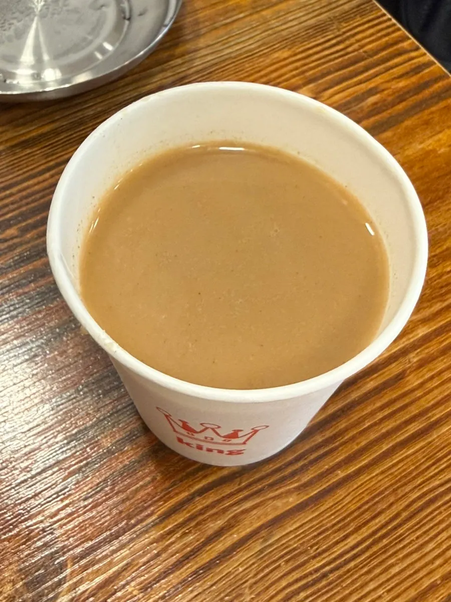 A cup of rich misugaru enjoyed as dessert