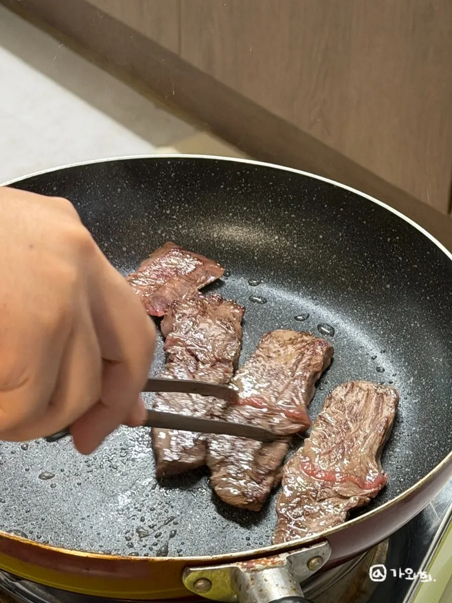 2등급 횡성한우 토시살 구이