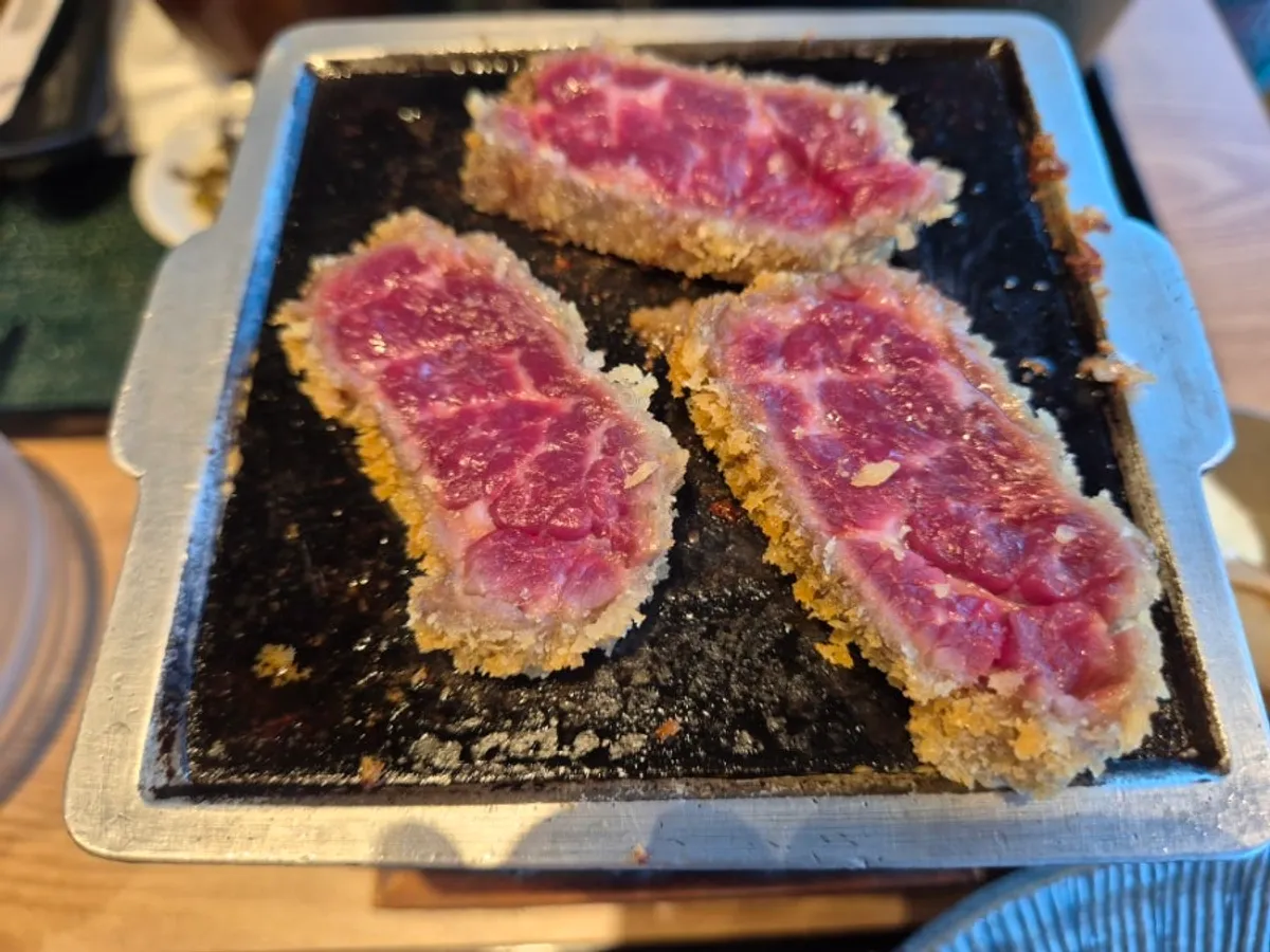 호카호카 광명본점 규카츠 상차림