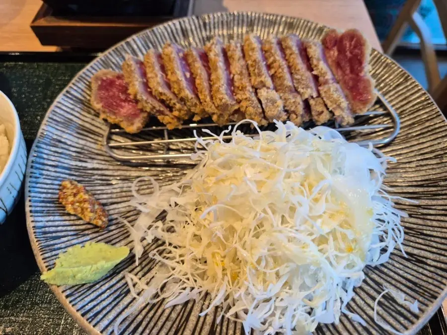 호카호카 광명본점 규카츠 마무리 사진