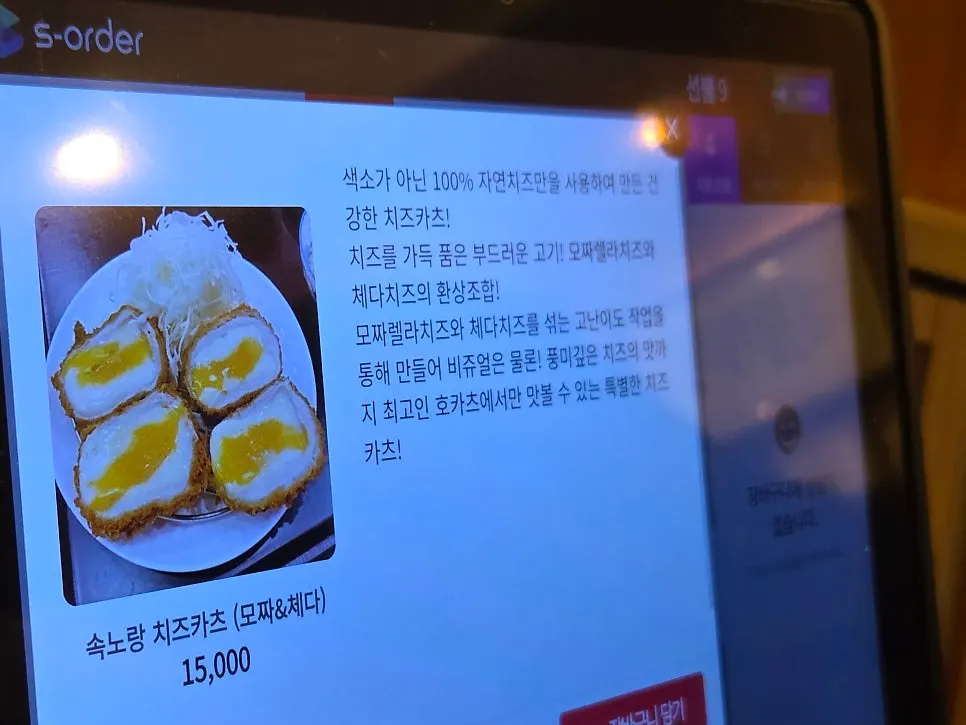 단면이 보이는 안심카츠 조각