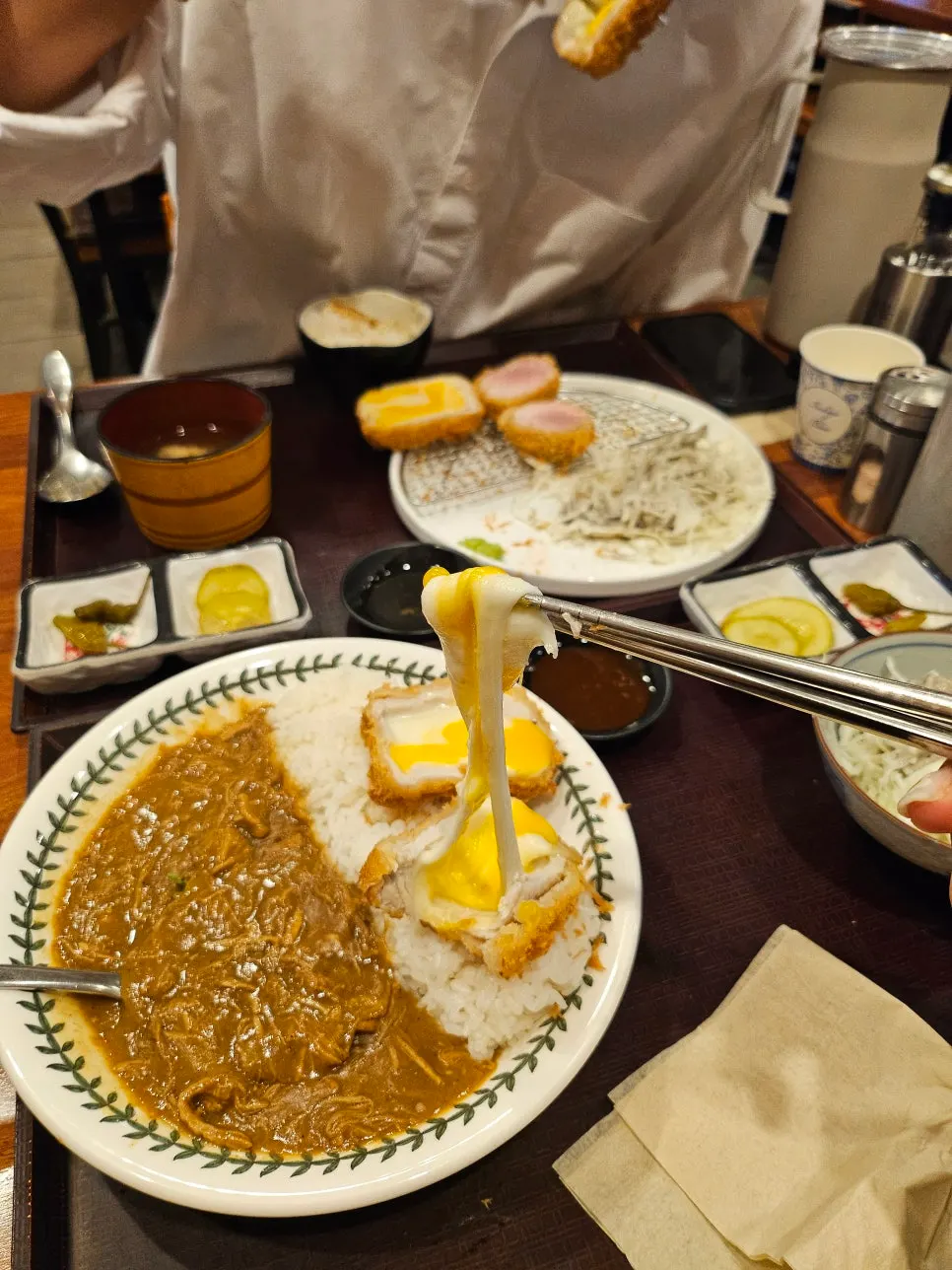 Close-up of HOKATSU's special curry bowl
