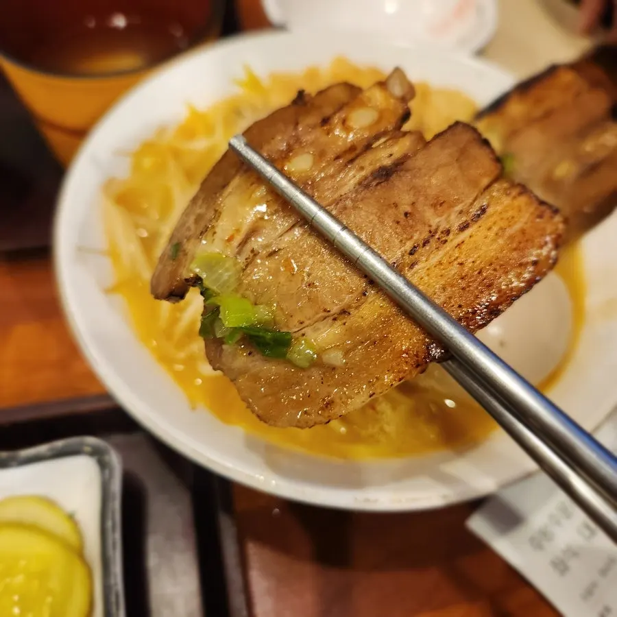 A bowl of tonkotsu ramen at HOKATSU