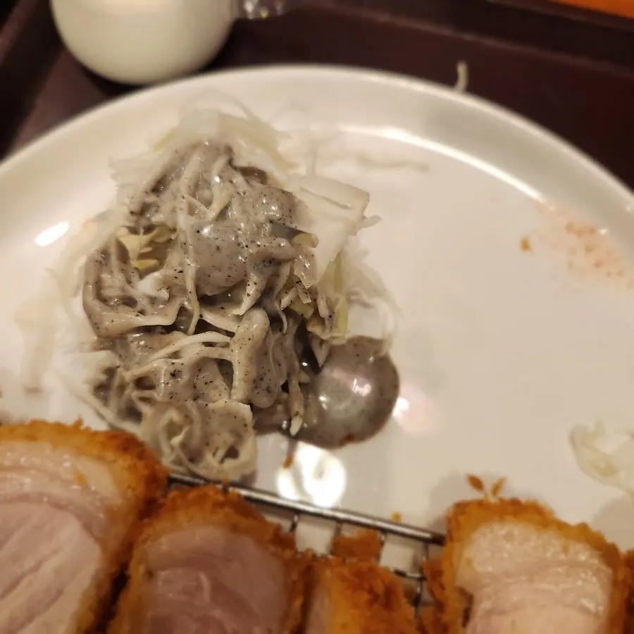Plate of side dishes taken from the self-bar