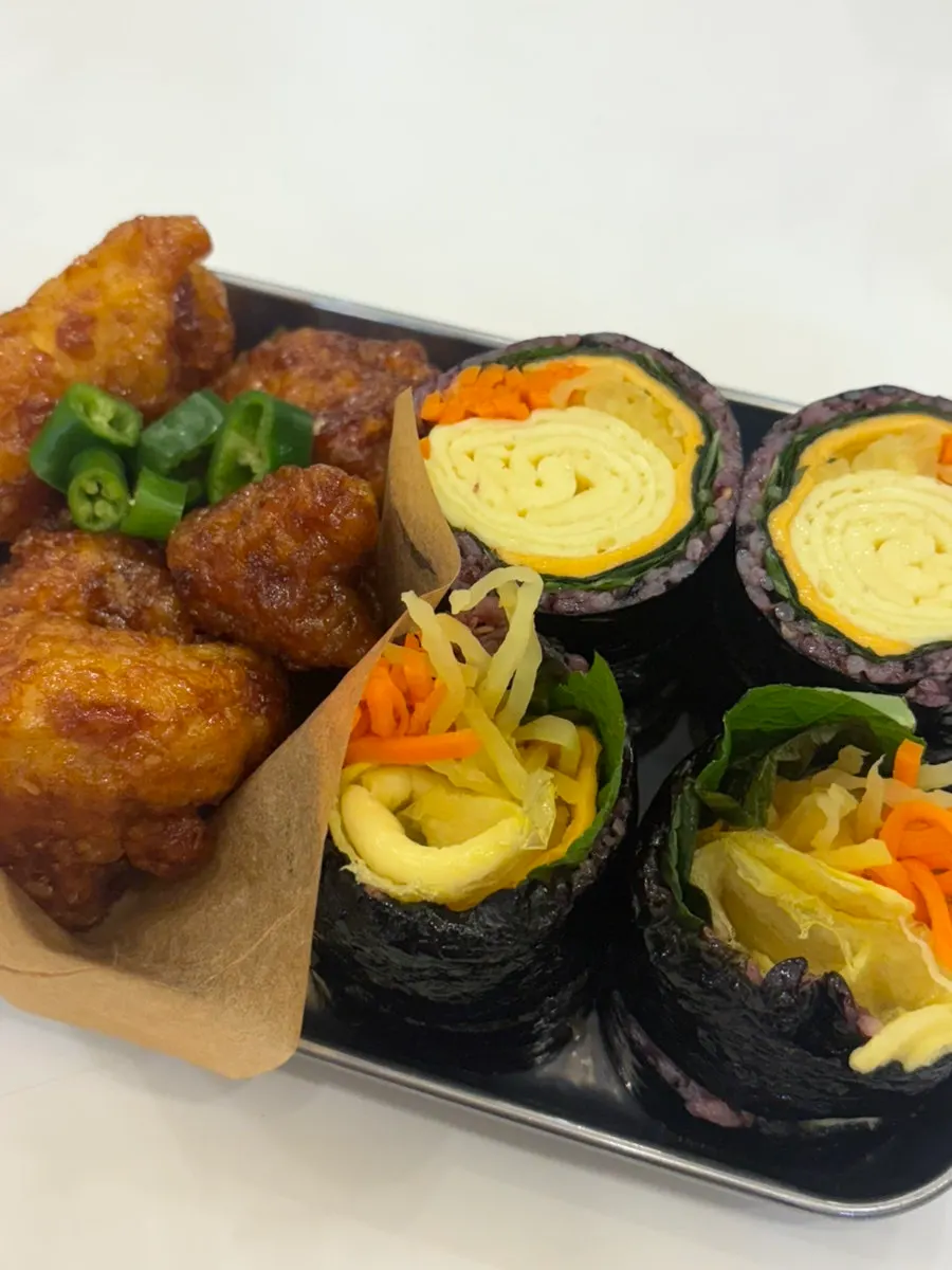 홀스김밥 더블치즈달걀김밥 단면