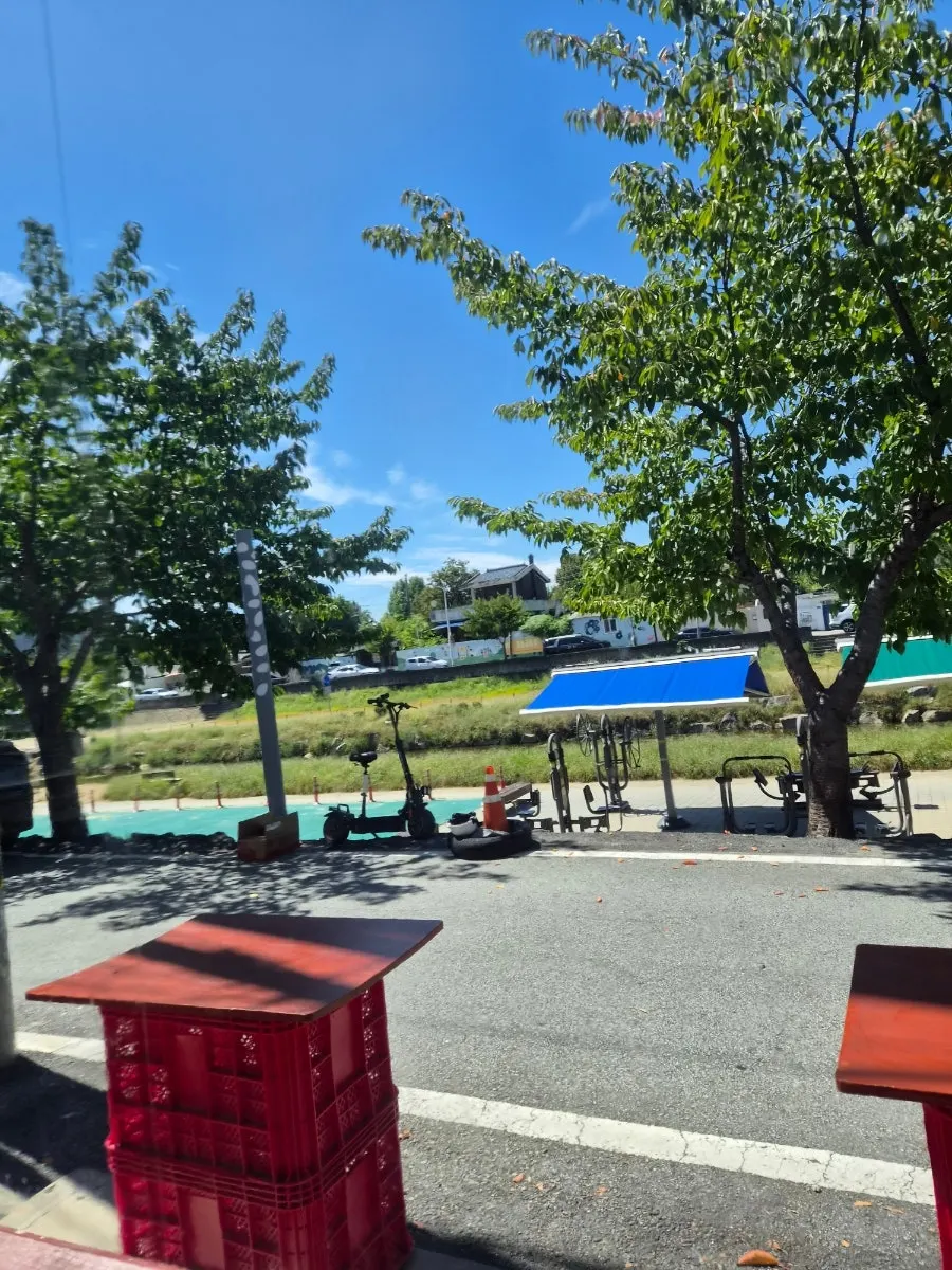 Parking space in front of Horse Taco Soje