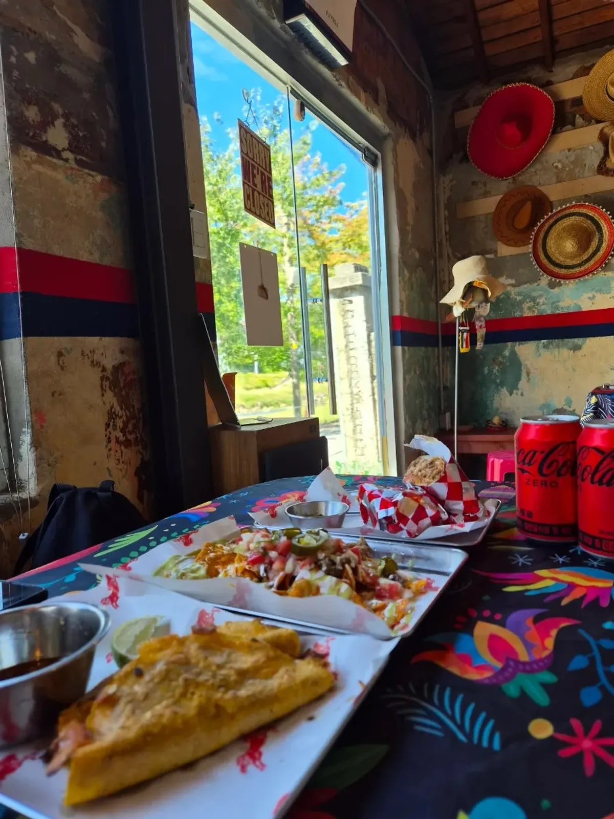 Full spread of the burrito set
