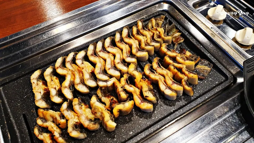 Fully grilled salt eel