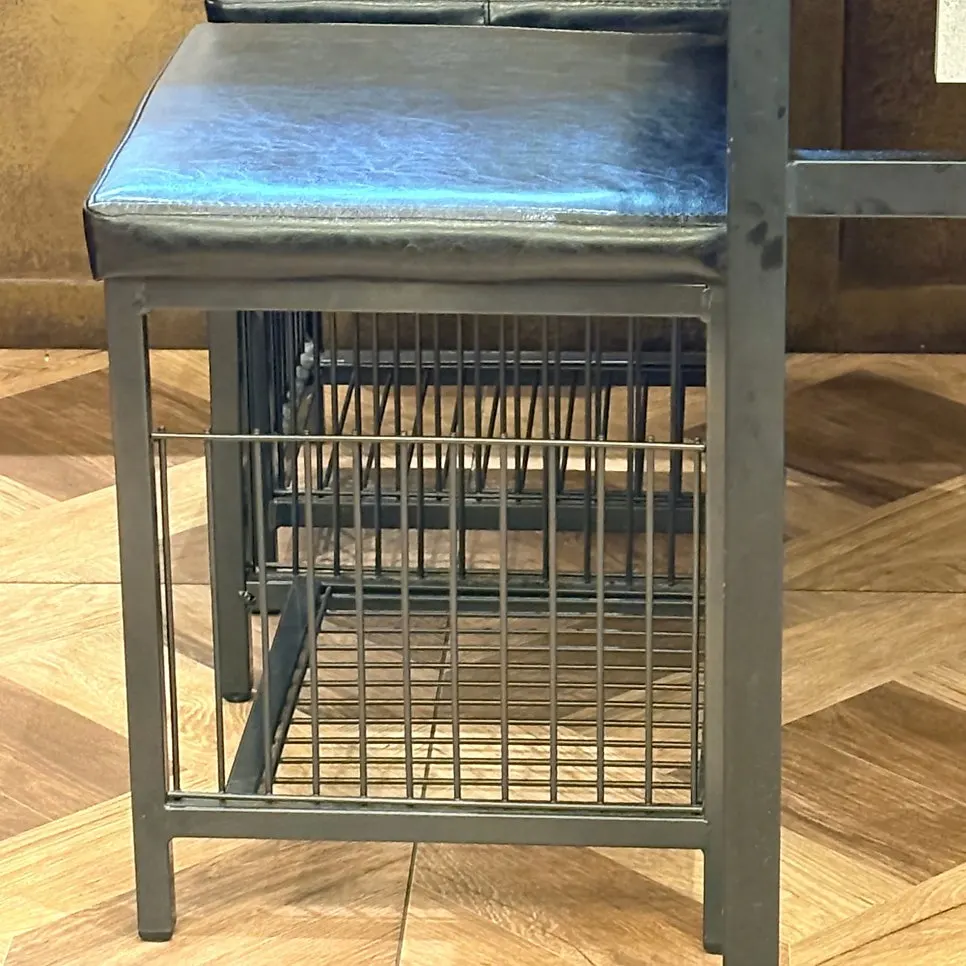 Ok Doenjang seating with space underneath for bags