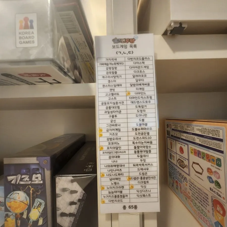 按人數推薦桌遊的說明板