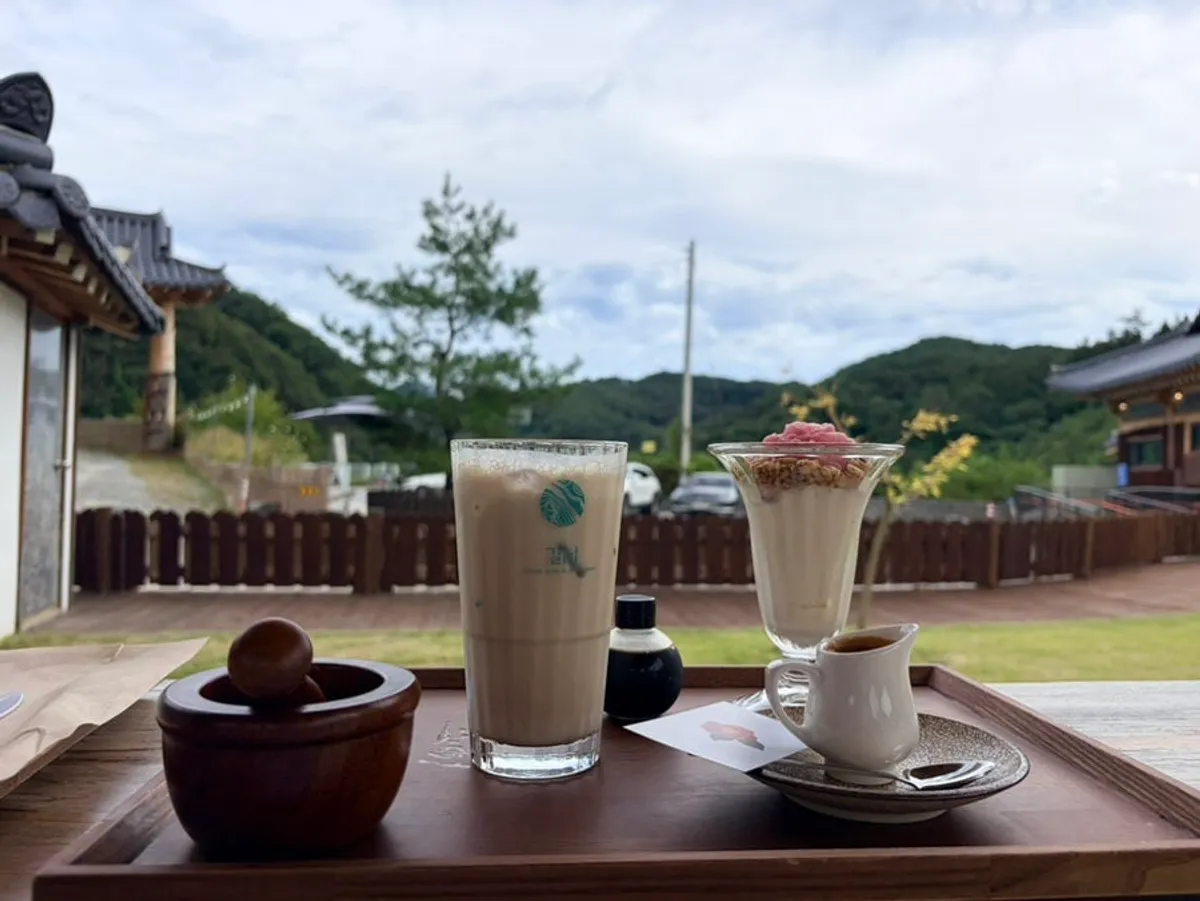 Gil151 Hanok Cafe near Vivaldi Park in Hongcheon