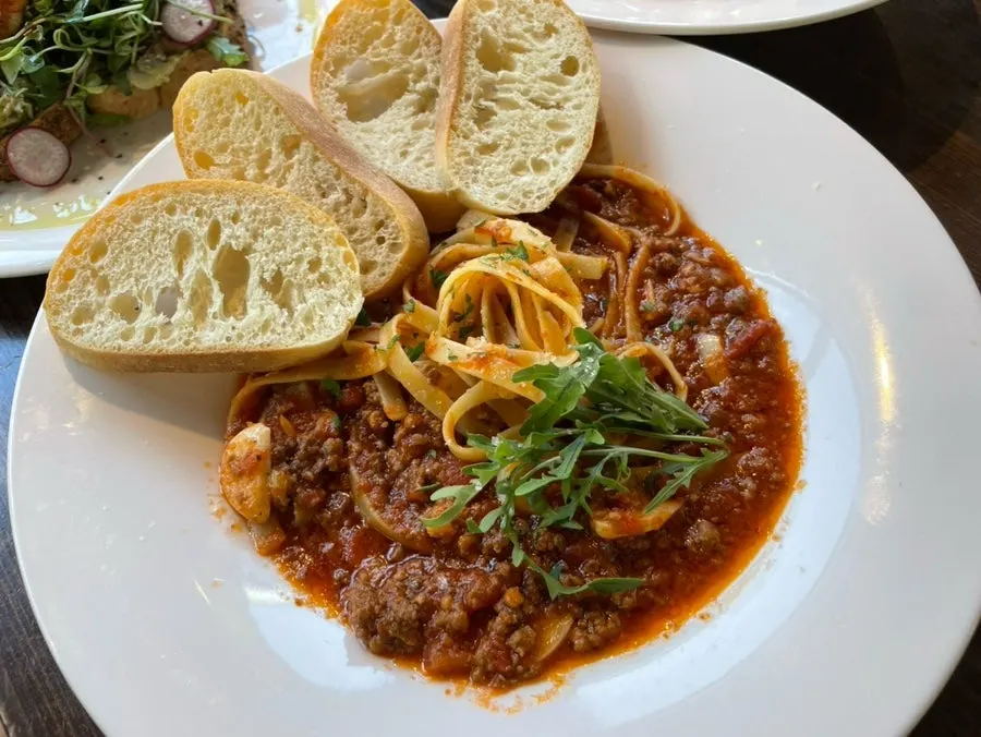 The brunch dishes we ordered