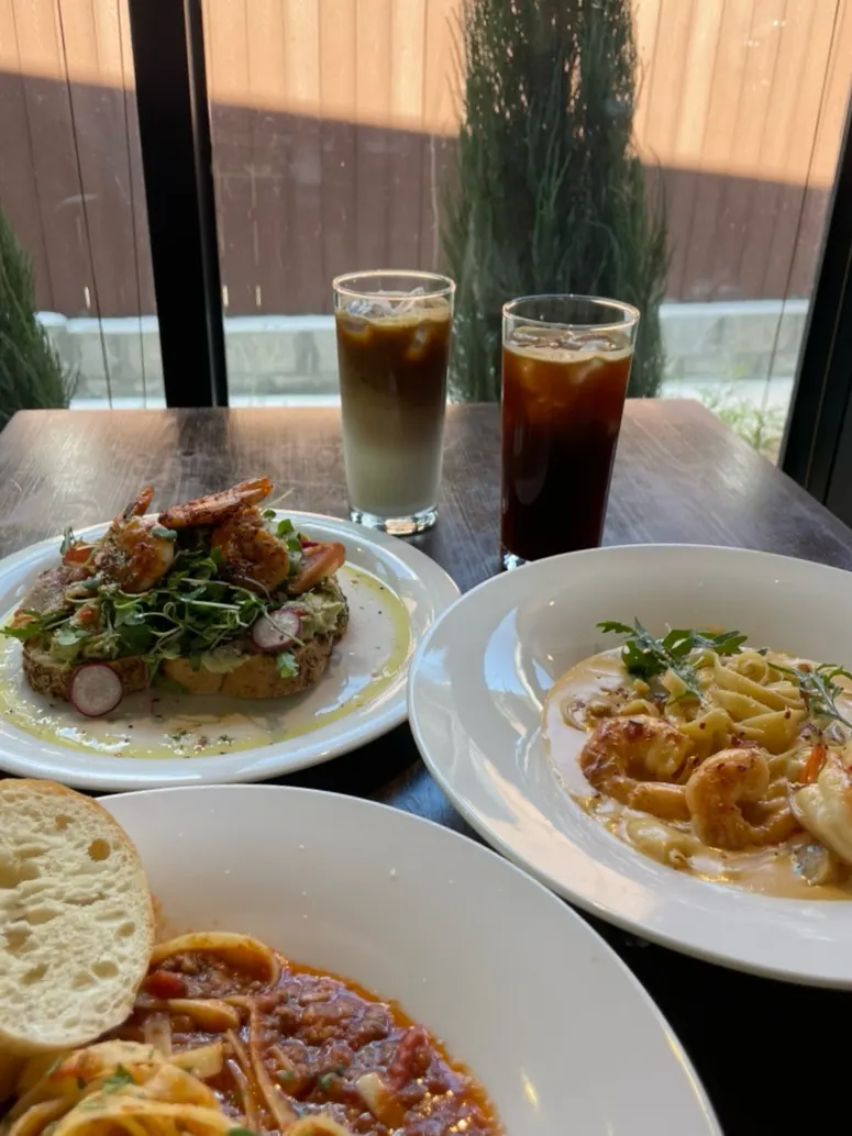 Our brunch and coffee order