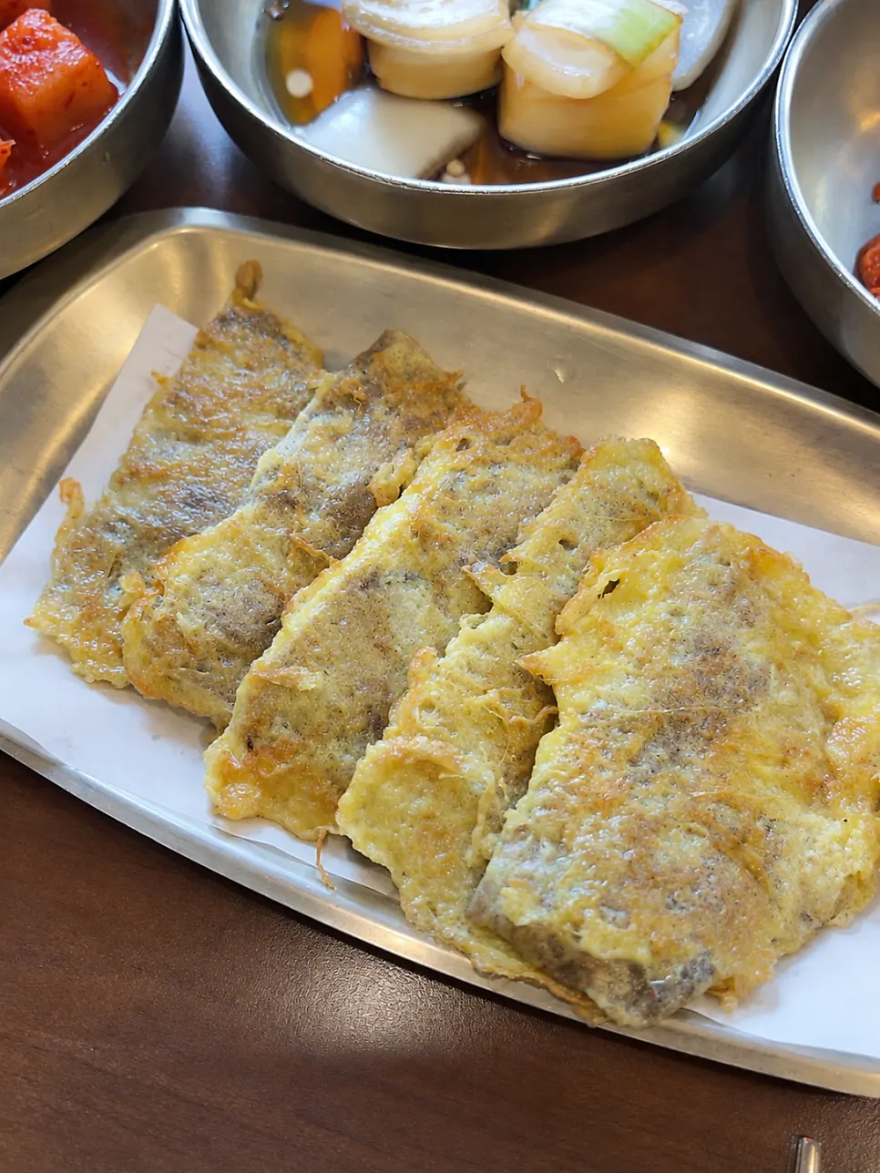 A plate of freshly grilled yukjeon