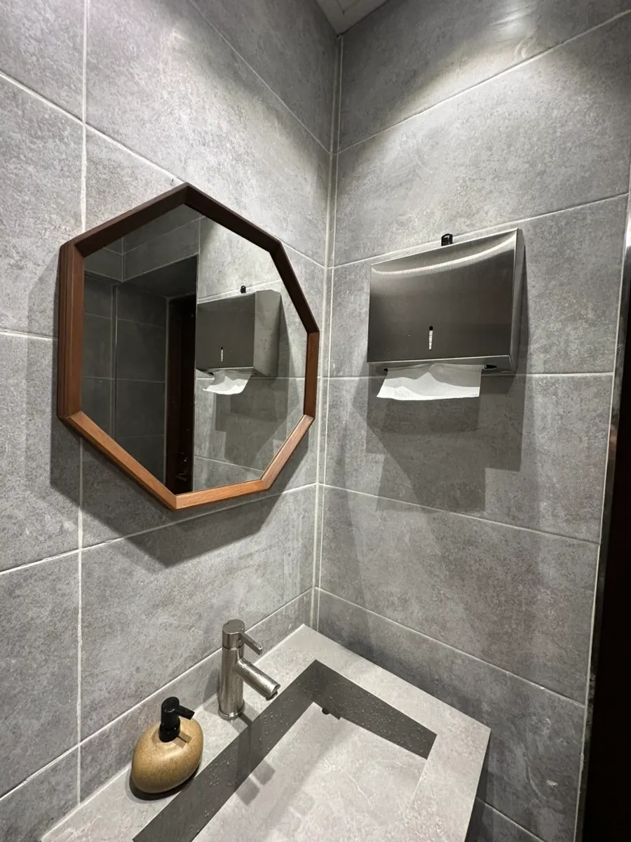 Anok's restroom with modern interior