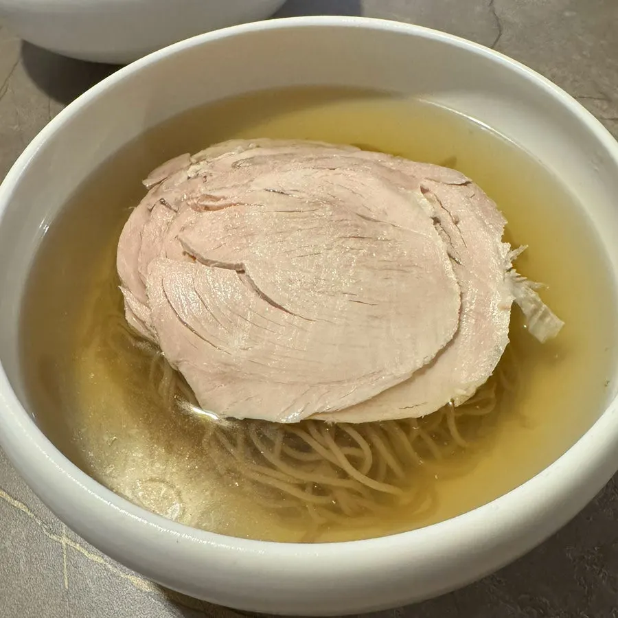 A bowl of Anok's clear pork gomtang