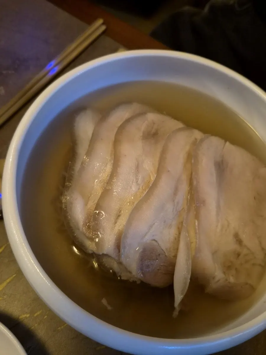 A bowl of Pyongyang naengmyeon at Anok