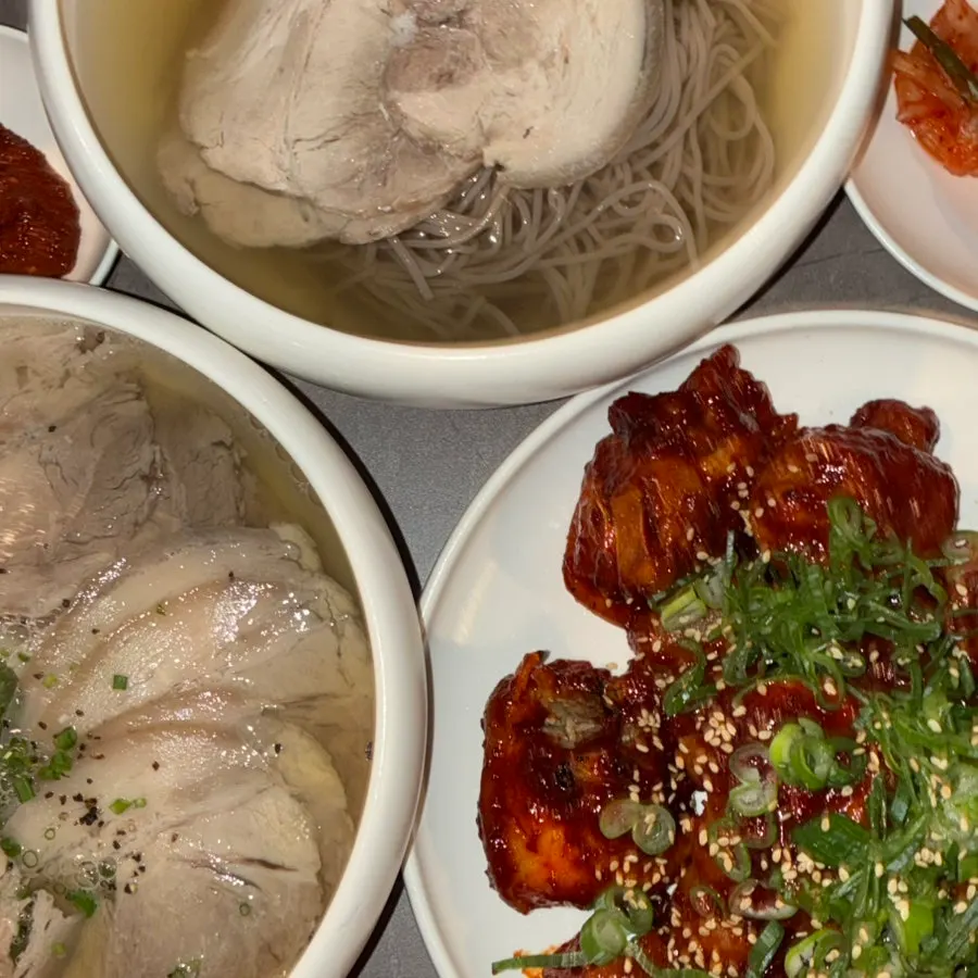 안옥 한식 상차림 정사각 컷