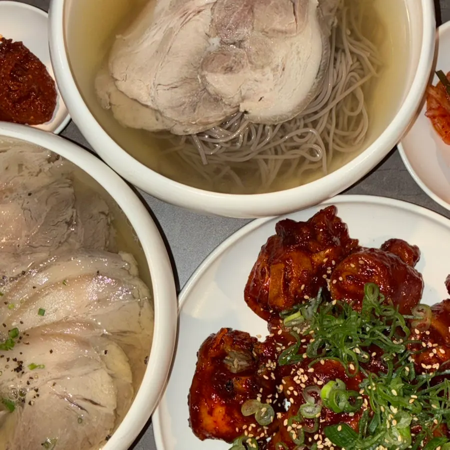 안옥 한식 메뉴 정사각 사진