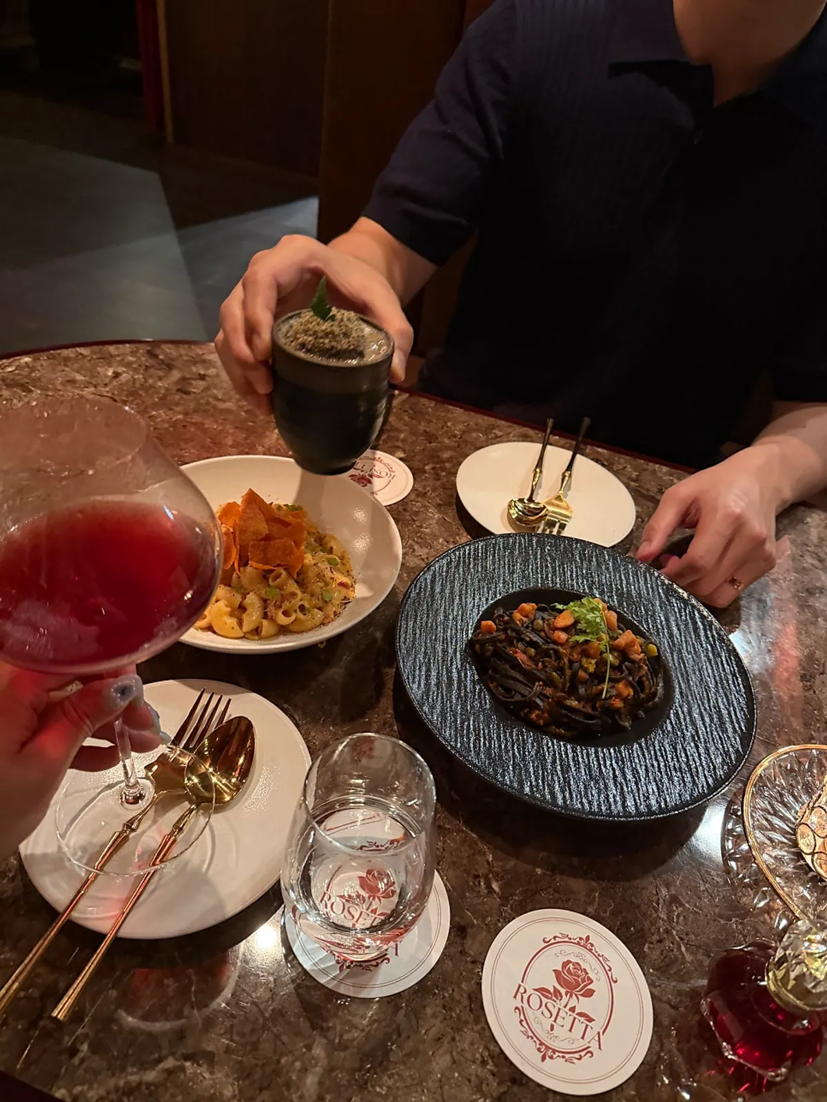 Rosetta's signature rosé mac and cheese
