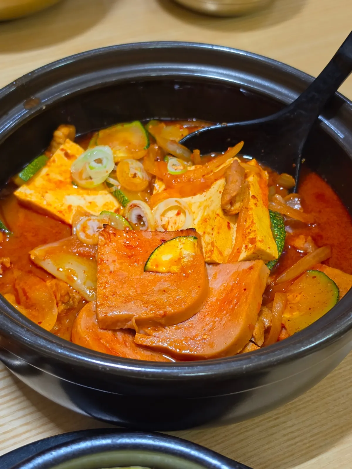 Pork tofu jjageuli set at Bap Jangin Hongdae Branch