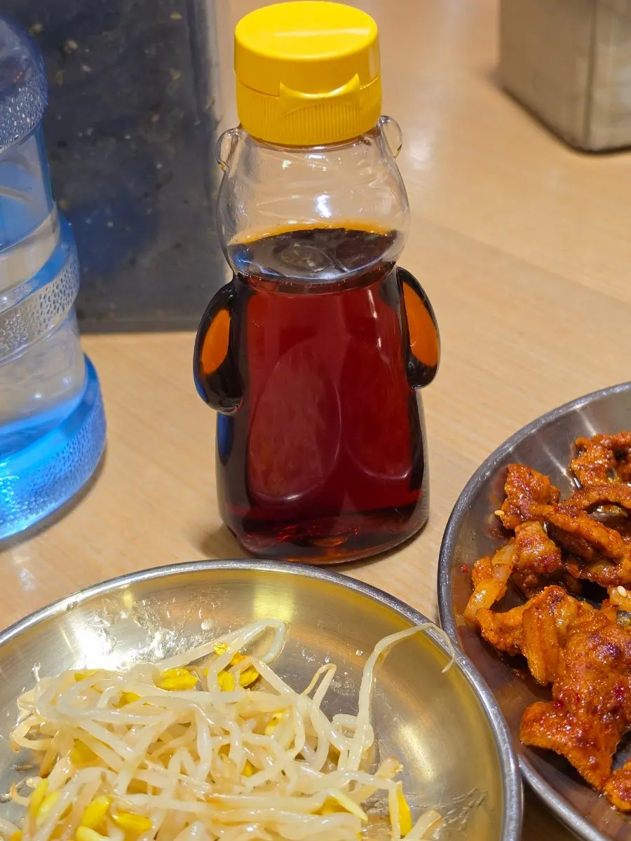 Ordered set menu and steamed egg spread