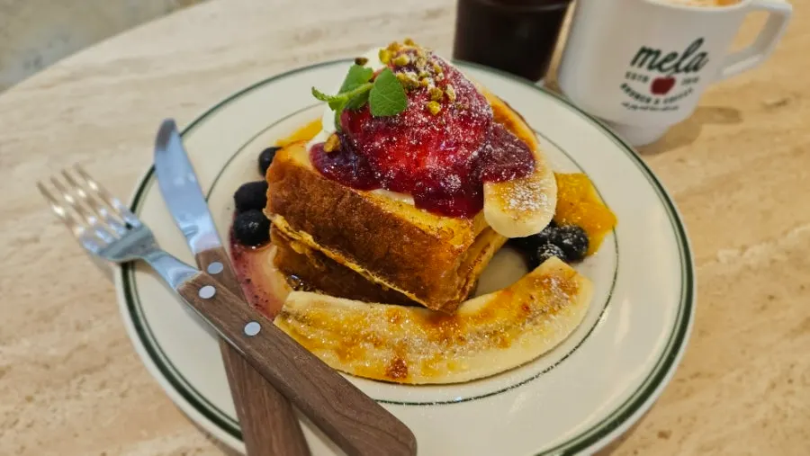 Victoria French toast brunch menu