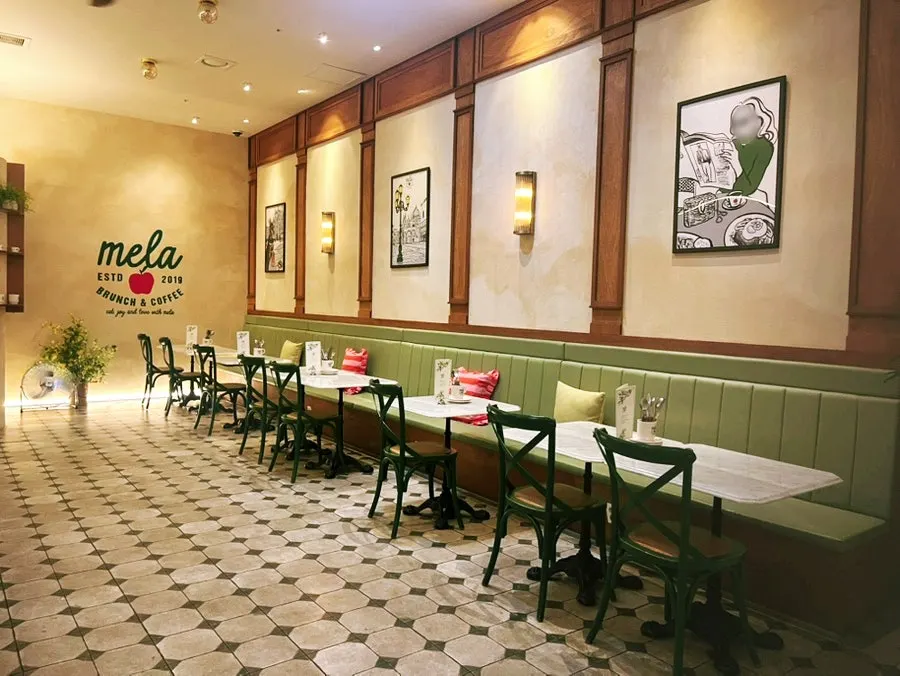 Full view of MELA Hongdae's interior