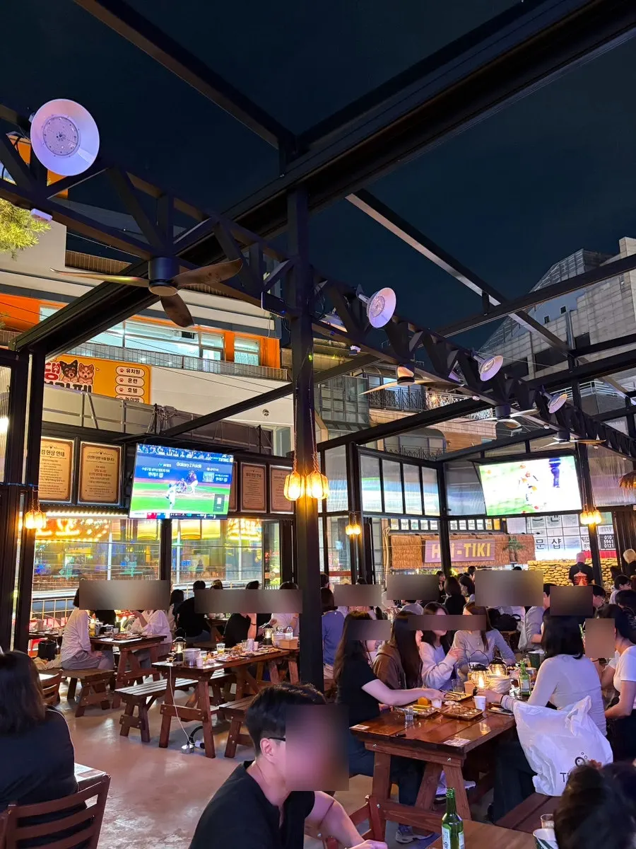 Atmosphere suited to beer on a date