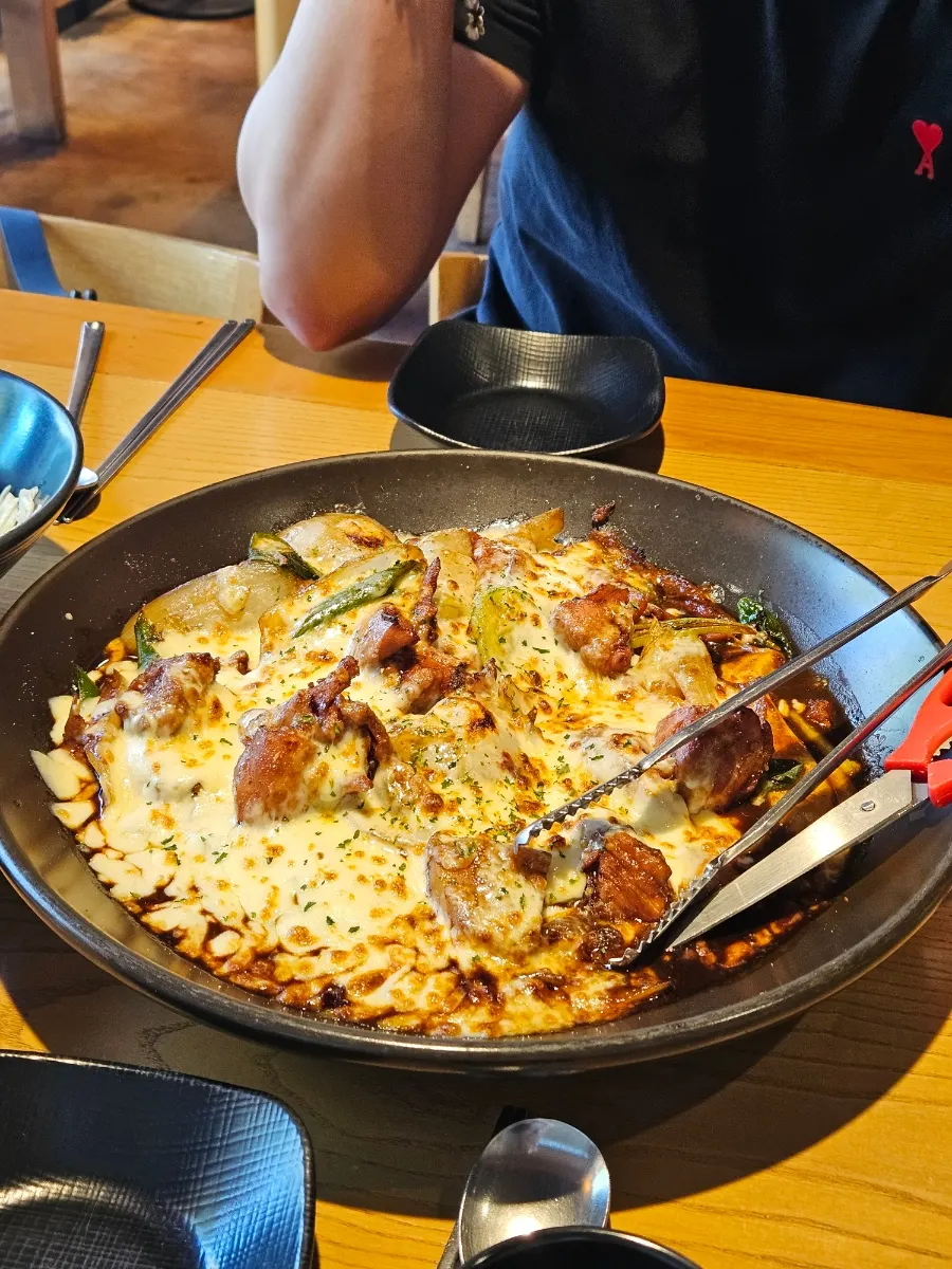 Ordered Boneless Cheese Jjimdak