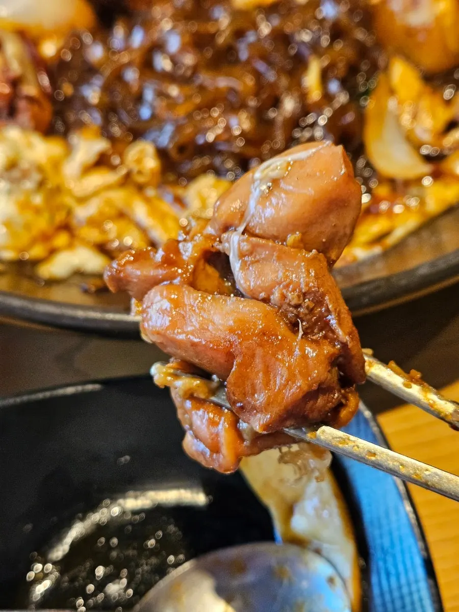 Boneless Cheese Jjimdak loaded with cheese