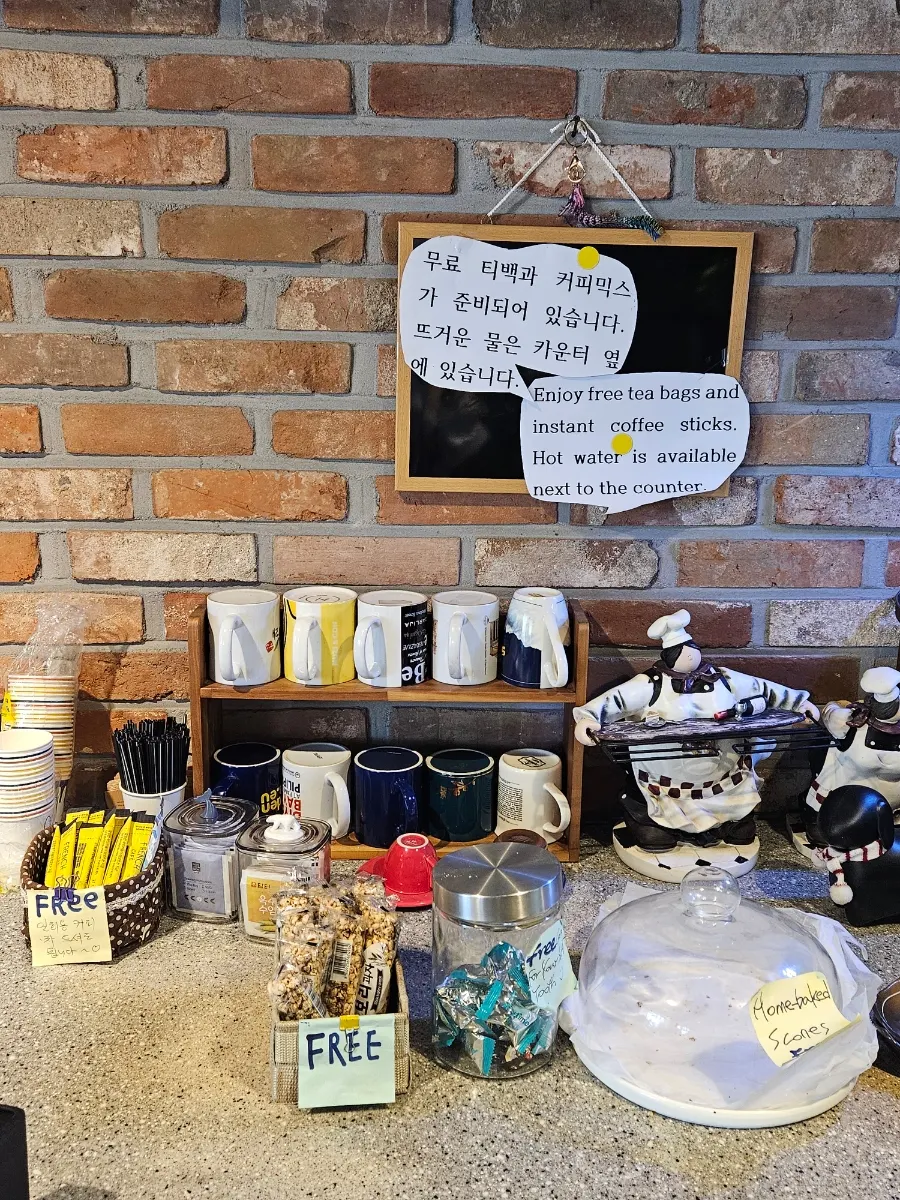 Free dessert bar at Ongdarae Jjimdak