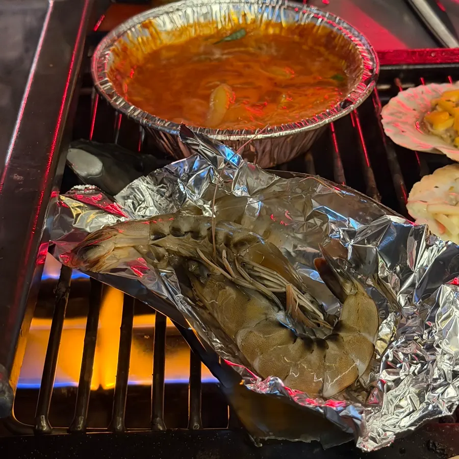 Plump shrimp served as a seasonal treat