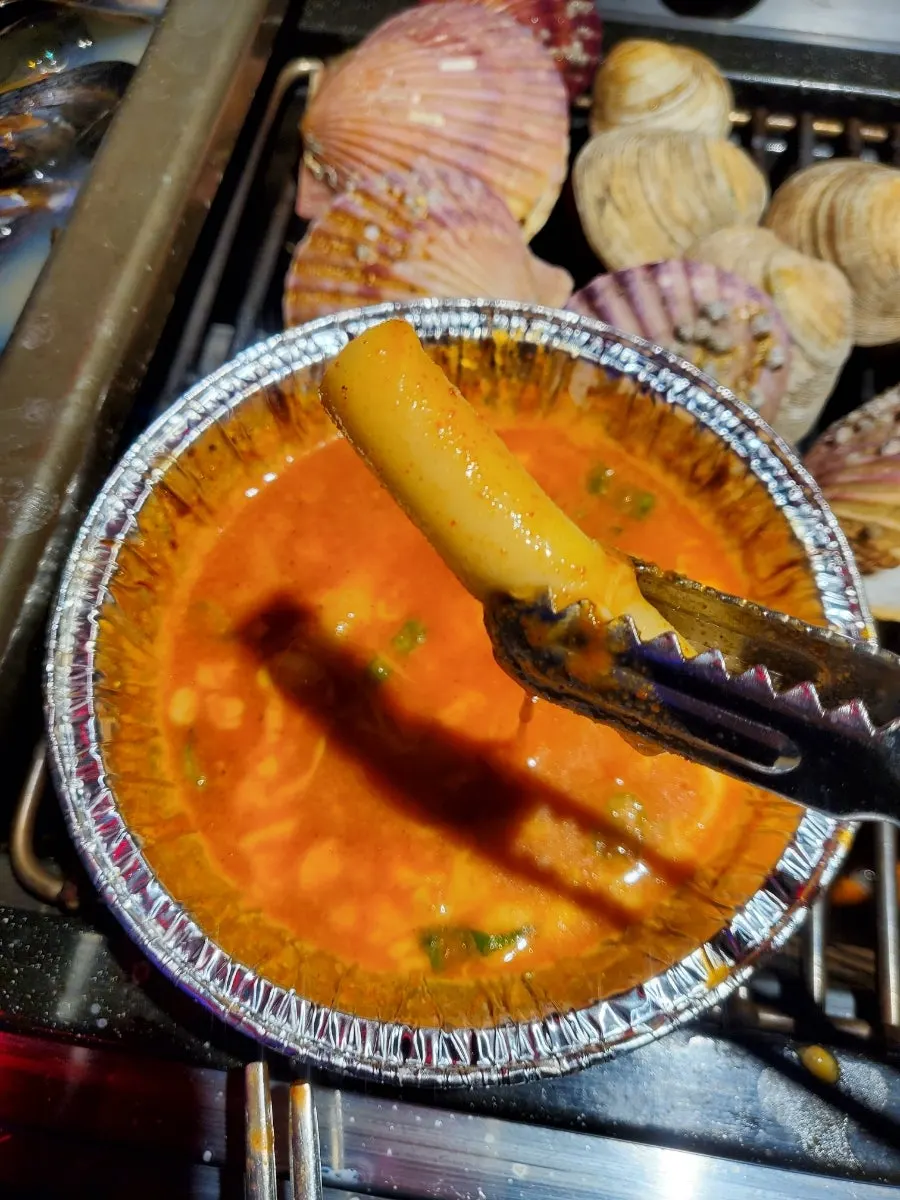 치즈 올린 가리비 구이
