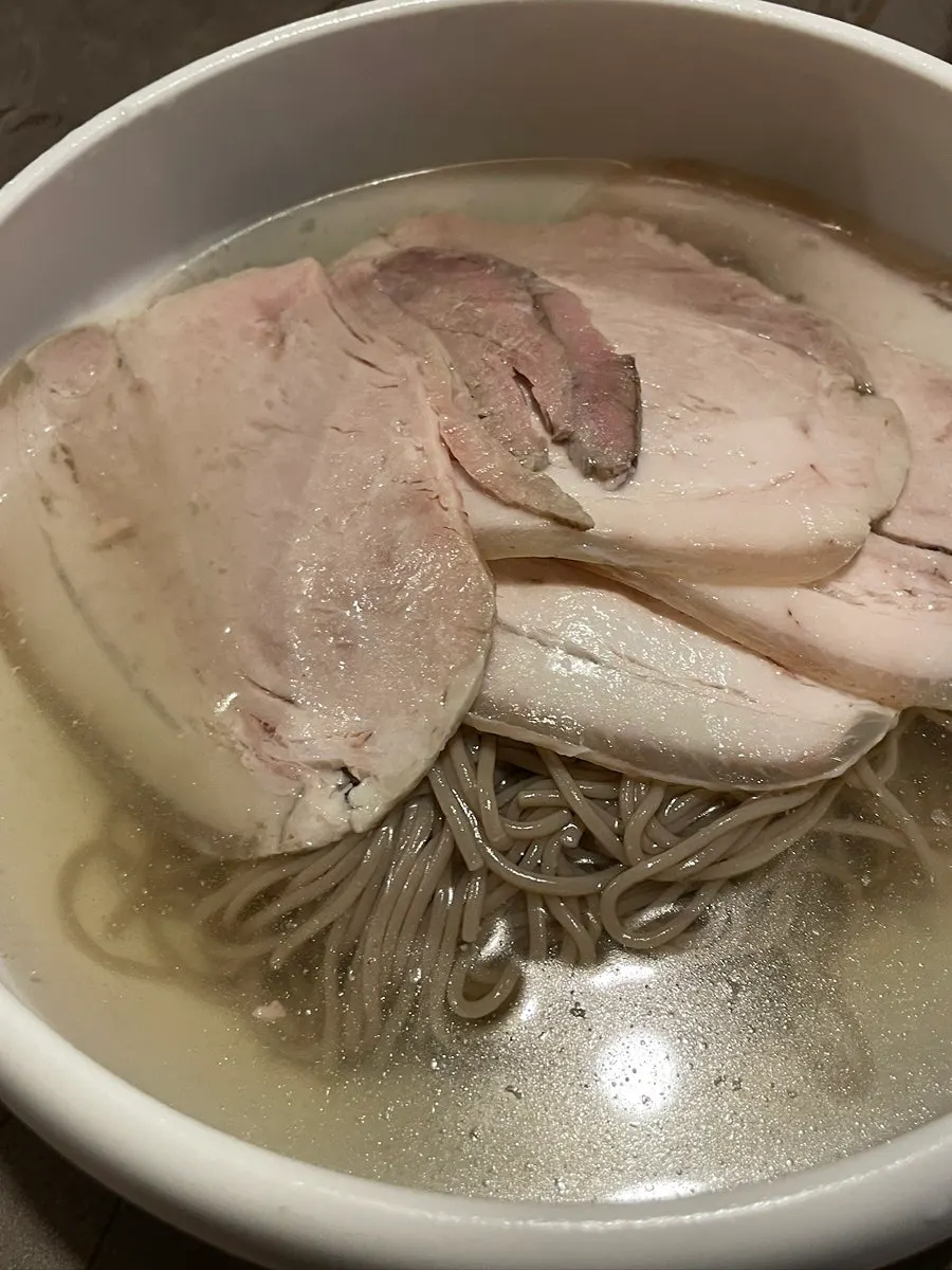 Pyongyang naengmyeon with chilled broth