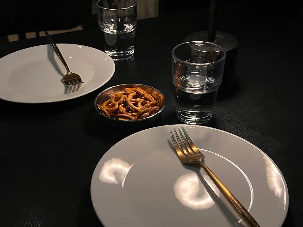 Detail of the basic side dish at Bitters
