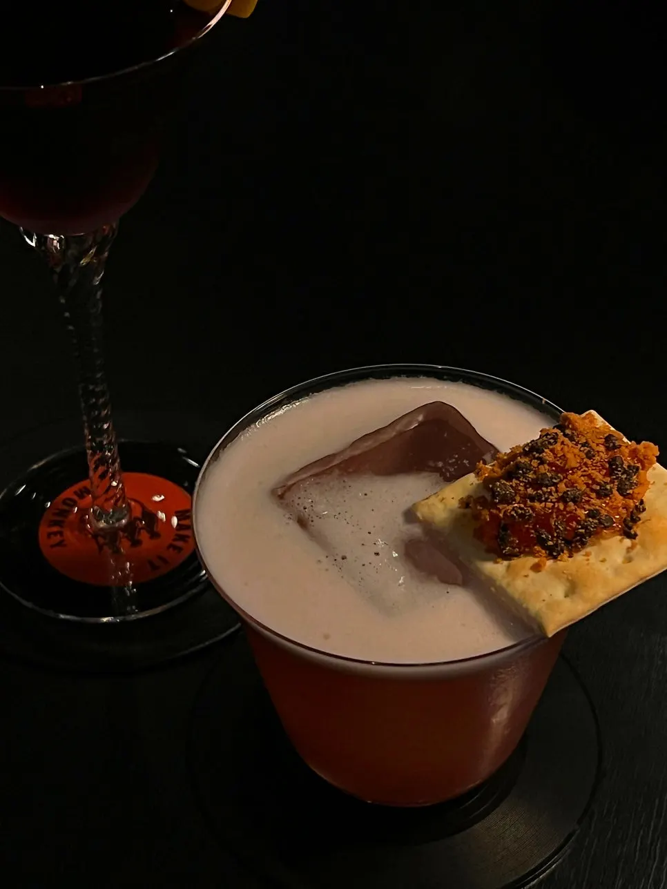 A page from the menu at Bitters