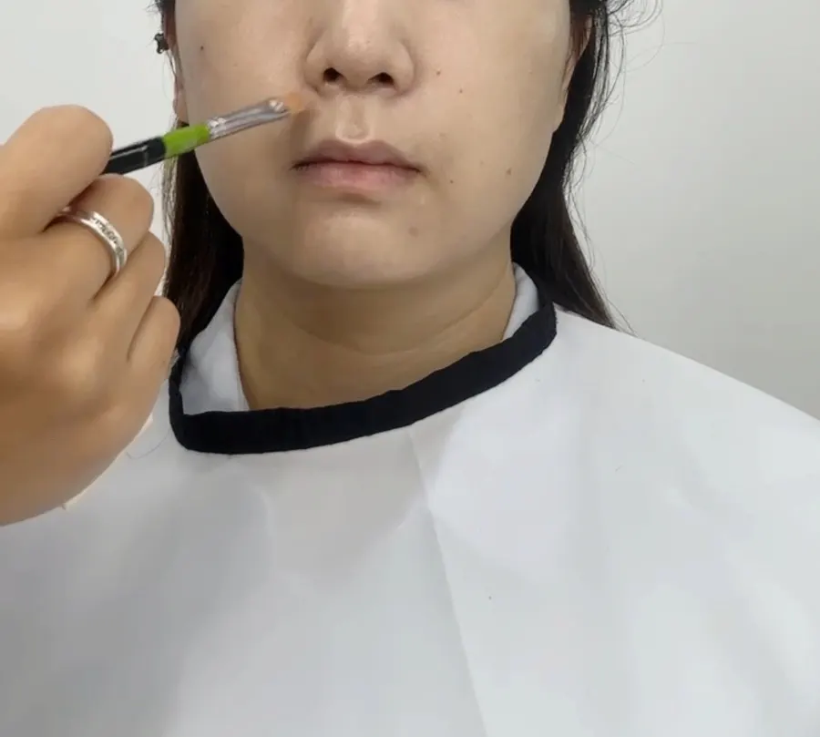 기초 레이어링 후 올린 베이스 메이크업