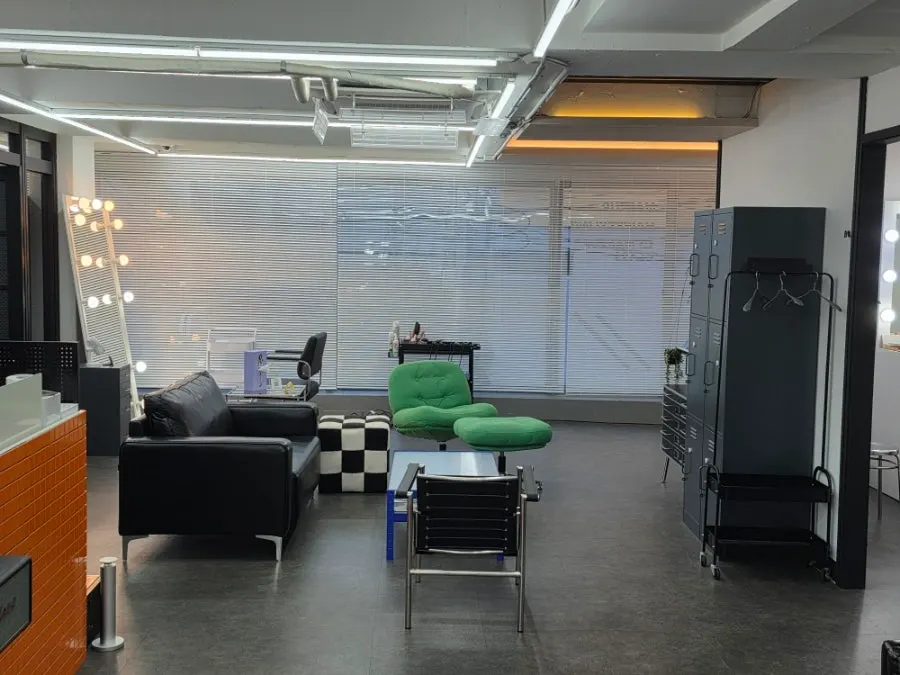 Interior of one of Today Makeup's private makeup rooms