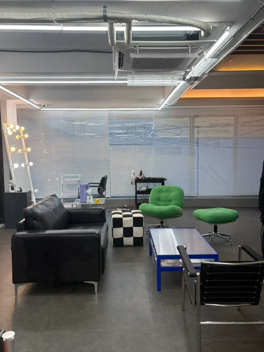 Salon interior styled with modular furniture